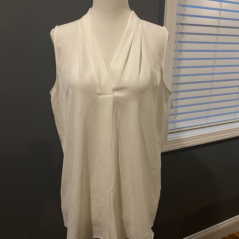 NWT Calvin Klein cream shell